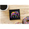 Tech Ceramic Coaster - 10cm  -  Exotic (17)