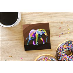 Tech Ceramic Coaster - 10cm  -  Exotic (19)