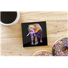 Tech Ceramic Coaster - 10cm  -  Exotic (22)