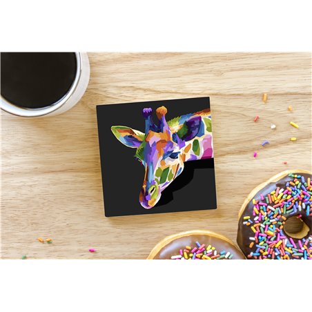 Tech Ceramic Coaster - 10cm  -  Exotic (24)