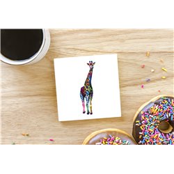 Tech Ceramic Coaster - 10cm  -  Exotic (26)
