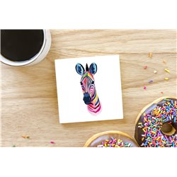 Tech Ceramic Coaster - 10cm  -  Exotic (27)
