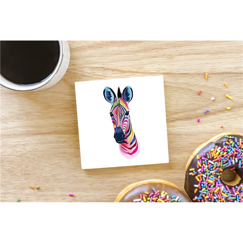 Tech Ceramic Coaster - 10cm  -  Exotic (27)