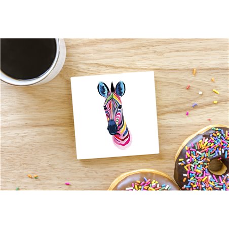 Tech Ceramic Coaster - 10cm  -  Exotic (27)