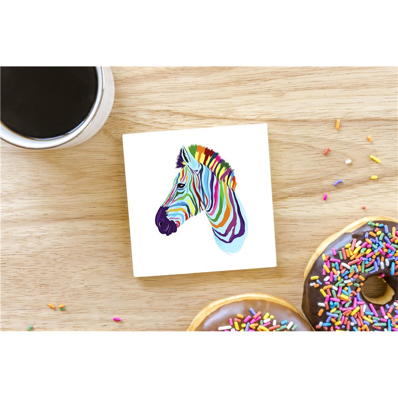 Tech Ceramic Coaster - 10cm  -  Exotic (29)