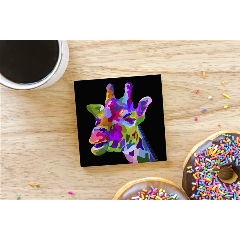 Tech Ceramic Coaster - 10cm  -  Exotic (33)