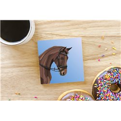 Tech Ceramic Coaster - 10cm  -  Horse (2)