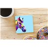 Tech Ceramic Coaster - 10cm  -  Horse (3)