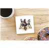 Tech Ceramic Coaster - 10cm  -  Horse (4)