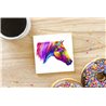 Tech Ceramic Coaster - 10cm  -  Horse (5)