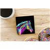 Tech Ceramic Coaster - 10cm  -  Horse (13)