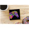Tech Ceramic Coaster - 10cm  -  Horse (14)