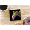 Tech Ceramic Coaster - 10cm  -  Horse (16)