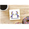 Tech Ceramic Coaster - 10cm  -  Horse (19)