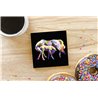Tech Ceramic Coaster - 10cm  -  Horse (25)