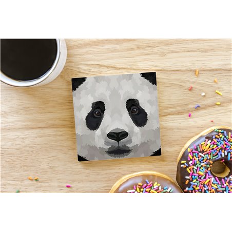 Tech Ceramic Coaster - 10cm  -  Panda (5)
