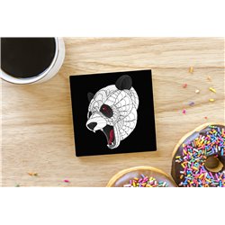 Tech Ceramic Coaster - 10cm  -  Panda (8)