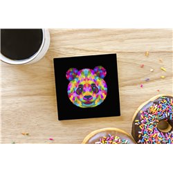 Tech Ceramic Coaster - 10cm  -  Panda (9)