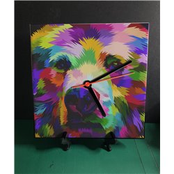 Tech 20cm Ceramic Tile Desk/Wall Clock   -  Bear(2)