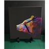 Tech 20cm Ceramic Tile Desk/Wall Clock   -  Bear(7)