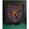 Tech 20cm Ceramic Tile Desk/Wall Clock   -  Bear(8)
