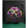 Tech 20cm Ceramic Tile Desk/Wall Clock   -  Bear(11)