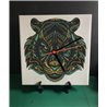 Tech 20cm Ceramic Tile Desk/Wall Clock   -  Big Cat (4)