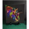 Tech 20cm Ceramic Tile Desk/Wall Clock   -  Big Cat (33)