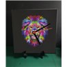 Tech 20cm Ceramic Tile Desk/Wall Clock   -  Big Cat (35)