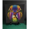 Tech 20cm Ceramic Tile Desk/Wall Clock   -  Big Cat (38)