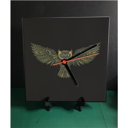 Tech 20cm Ceramic Tile Desk/Wall Clock   -  Bird (14)