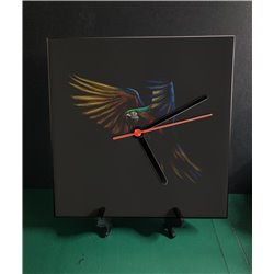 Tech 20cm Ceramic Tile Desk/Wall Clock   -  Bird (15)