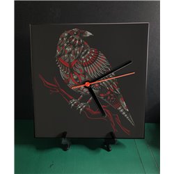 Tech 20cm Ceramic Tile Desk/Wall Clock   -  Bird (17)
