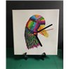 Tech 20cm Ceramic Tile Desk/Wall Clock   -  Bird (19)