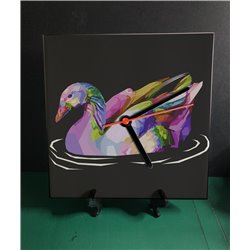 Tech 20cm Ceramic Tile Desk/Wall Clock   -  Bird (24)