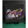 Tech 20cm Ceramic Tile Desk/Wall Clock   -  Bird (24)