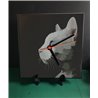 Tech 20cm Ceramic Tile Desk/Wall Clock   -  Cat (15)