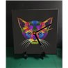 Tech 20cm Ceramic Tile Desk/Wall Clock   -  Cat (26)