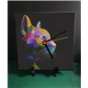 Tech 20cm Ceramic Tile Desk/Wall Clock   -  Cat (46)