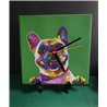 Tech 20cm Ceramic Tile Desk/Wall Clock   -  Dog (1)