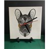 Tech 20cm Ceramic Tile Desk/Wall Clock   -  Dog (4)