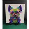 Tech 20cm Ceramic Tile Desk/Wall Clock   -  Dog (6)