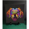 Tech 20cm Ceramic Tile Desk/Wall Clock   -  Dog (18)