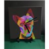 Tech 20cm Ceramic Tile Desk/Wall Clock   -  Dog (26)