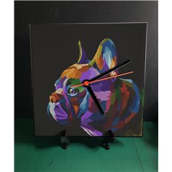 Tech 20cm Ceramic Tile Desk/Wall Clock   -  Dog (29)