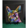 Tech 20cm Ceramic Tile Desk/Wall Clock   -  Dog (35)