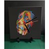 Tech 20cm Ceramic Tile Desk/Wall Clock   -  Dog (37)