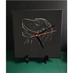 Tech 20cm Ceramic Tile Desk/Wall Clock   -  Dog (41)