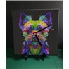 Tech 20cm Ceramic Tile Desk/Wall Clock   -  Dog (50)
