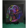 Tech 20cm Ceramic Tile Desk/Wall Clock   -  Dog (52)